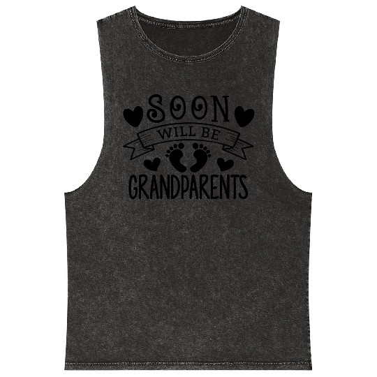 We Will Soon Become Grandparents, Be Grandparents Mineral Wash Tank Tops