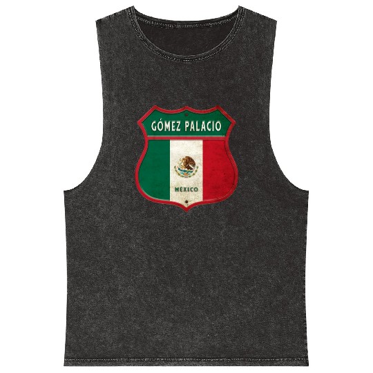 Gomez Palacio Mexico coat of arms design Mineral Wash Tank Tops