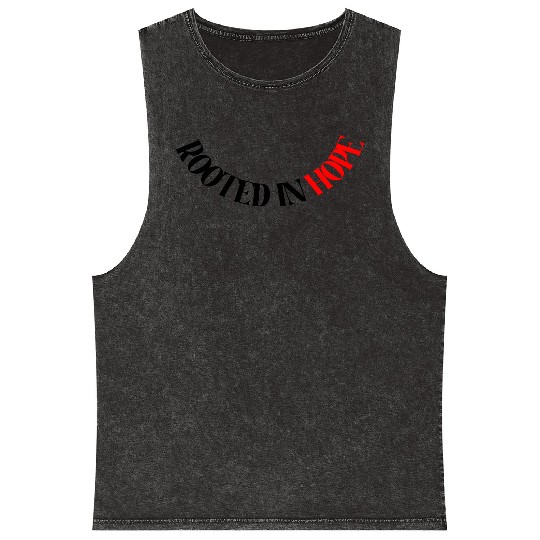 Rooted in Hope Crewneck Mineral Wash Tank Tops