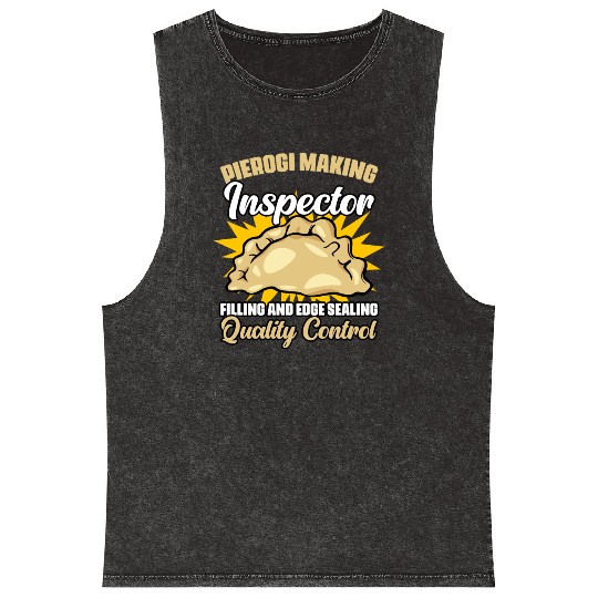 Pierogi Making Funny Polish Dumpling Food Maker Mineral Wash Tank Tops