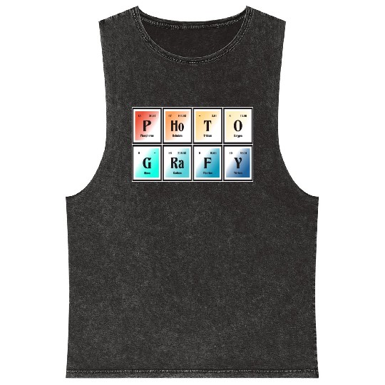 Photography | Periodic Table of Elements Mineral Wash Tank Tops