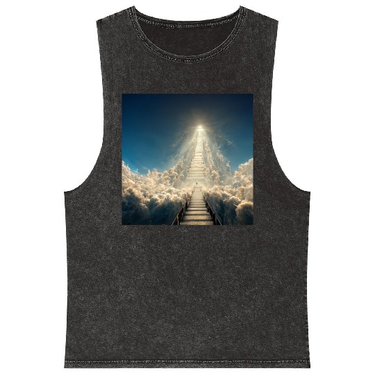 STAIRWAY TO HEAVEN Mineral Wash Tank Tops
