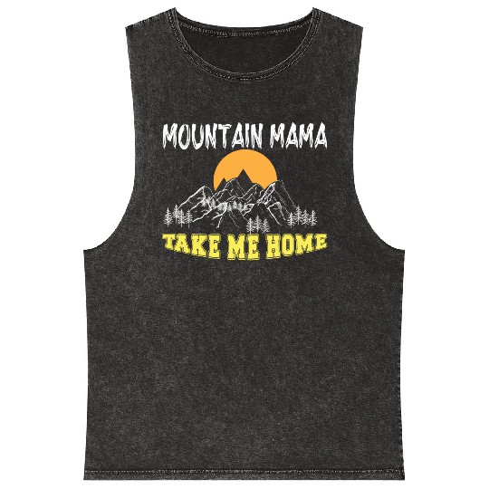 Mountain Mama take me Home Mineral Wash Tank Tops