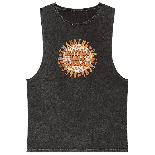 Critical Care Nurse Thanksgiving Critical Care Mineral Wash Tank Tops