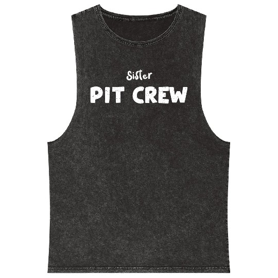 Sister Pit Crew - Sister Mineral Wash Tank Tops