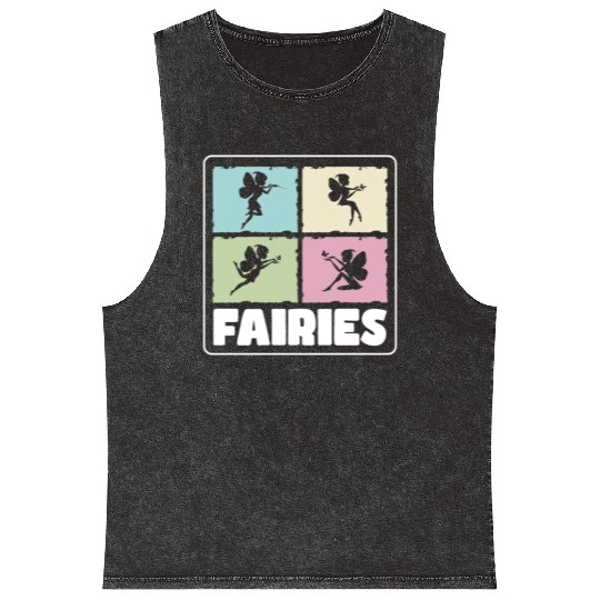 Elf Children Princess Mineral Wash Tank Tops
