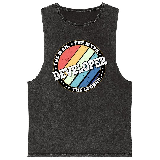 Developer. The man. The myth. The legend. Mineral Wash Tank Tops