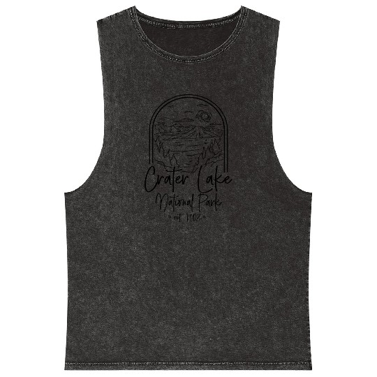 Crater Lake National Park Est. 1902 Crater Lakecas Mineral Wash Tank Tops