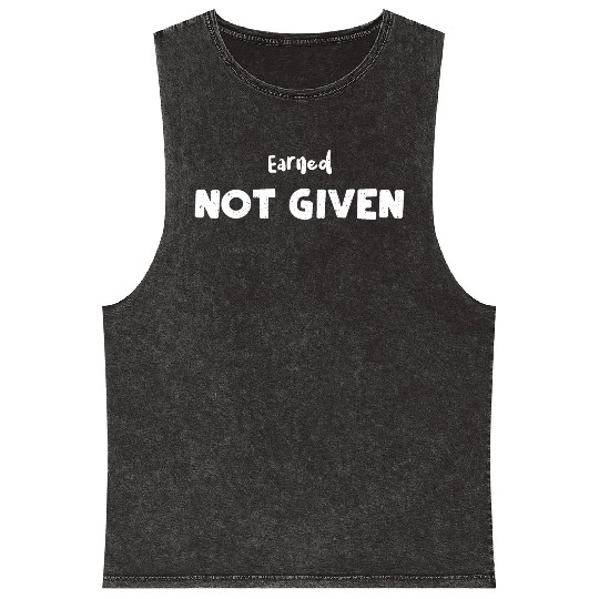 Earned Not Given - Nurse Mineral Wash Tank Tops