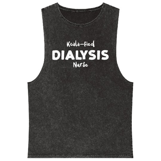 Koala-Fied Dialysis Nurse - Nurse Mineral Wash Tank Tops