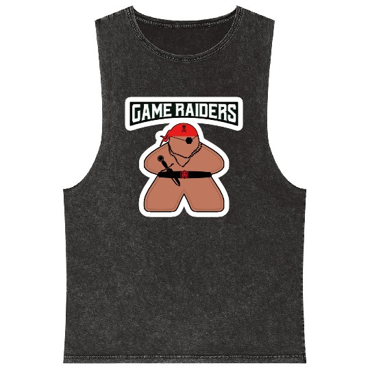 Game Raiders Mineral Wash Tank Tops