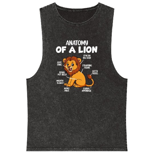 Anatomy Of A Lion Mineral Wash Tank Tops