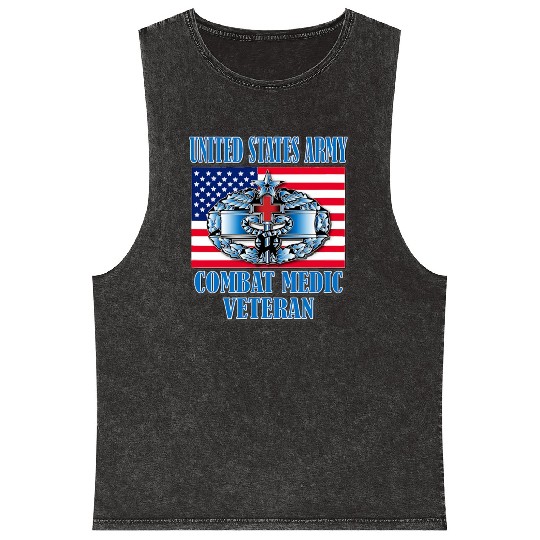 Combat Medic 2nd Award Memorable Us Mineral Wash Tank Tops