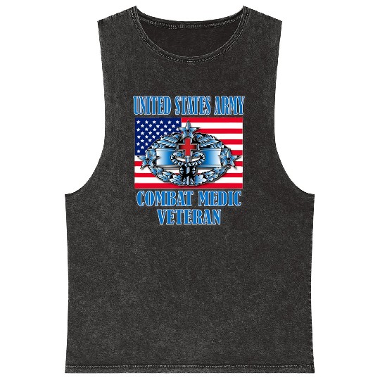 Combat Medic 4th Award Memorable Us Mineral Wash Tank Tops