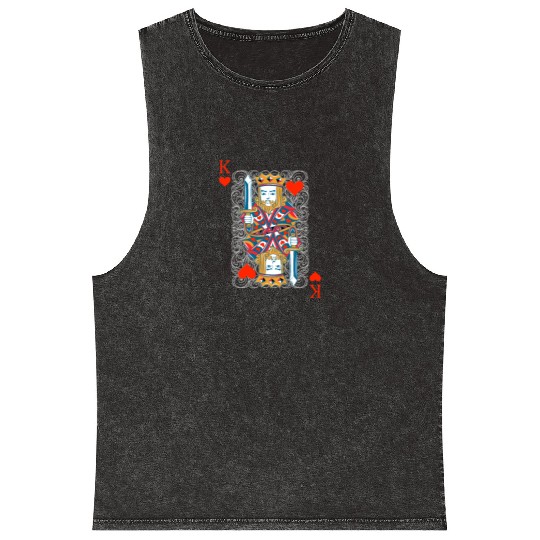 King of Hearts, Poker Mineral Wash Tank Tops