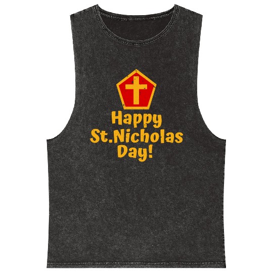 Saint Nicholas Mineral Wash Tank Tops