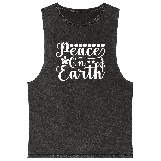 Peace on Earth Mineral Wash Tank Tops