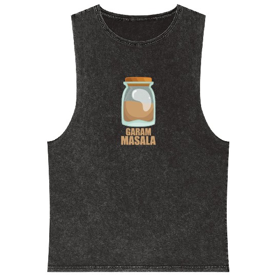 Garam Masala Spice Flavor Food Cooking Mineral Wash Tank Tops