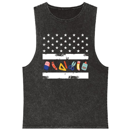 Daycare Teacher Mineral Wash Tank Tops