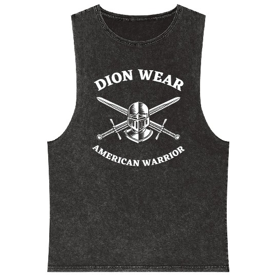 Dion Wear American Warrior Mineral Wash Tank Tops