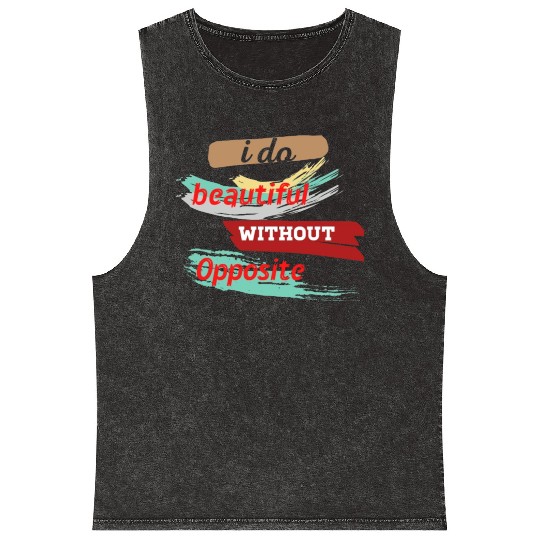 Do something beautiful for free Mineral Wash Tank Tops