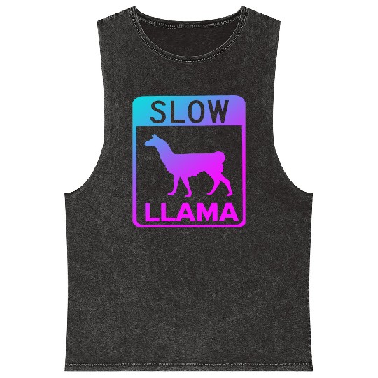 Phish Slow Llama Mineral Wash Tank Tops