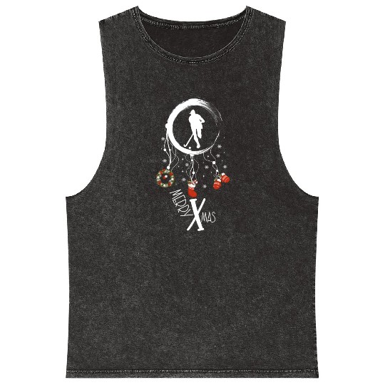 Winter dreamcatcher Christmas field hockey Mineral Wash Tank Tops