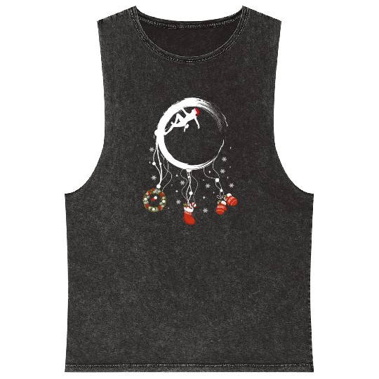 Winter dreamcatcher Christmas Boulder Mineral Wash Tank Tops