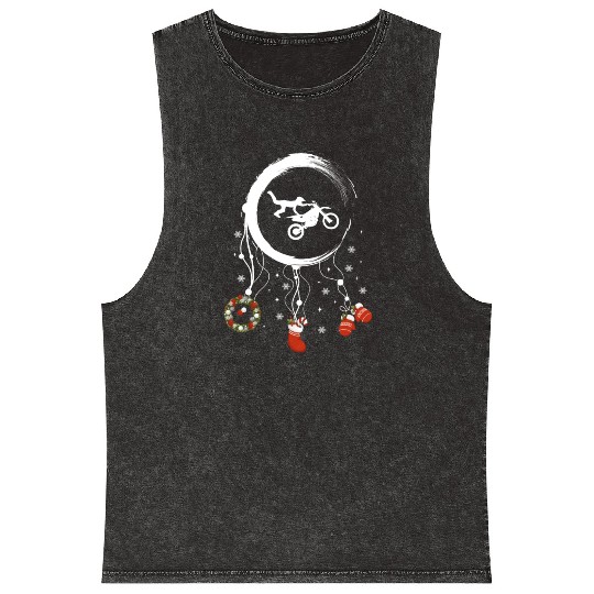 Winter dreamcatcher Christmas Motocross Mineral Wash Tank Tops