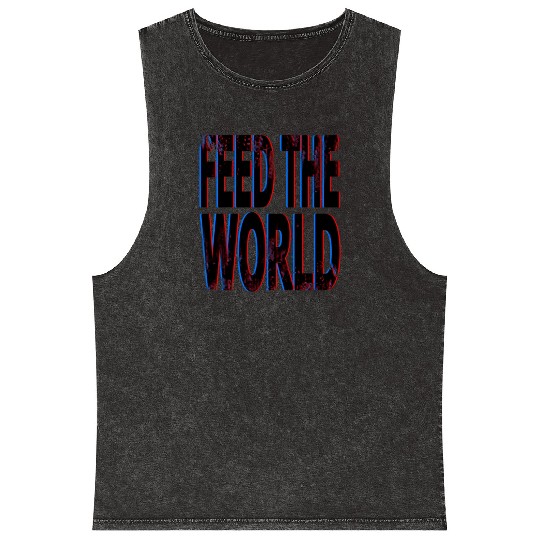 quot Feed The World quot Essential Mineral Wash Tank Tops