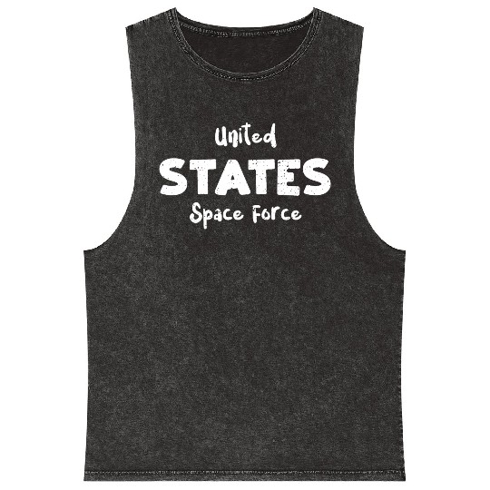 United States Space Force Mineral Wash Tank Tops