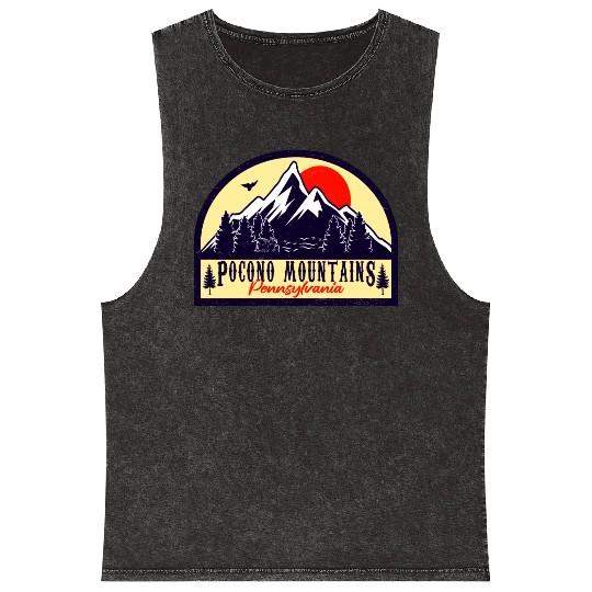 Pocono Mountains Pennsylvania Mineral Wash Tank Tops