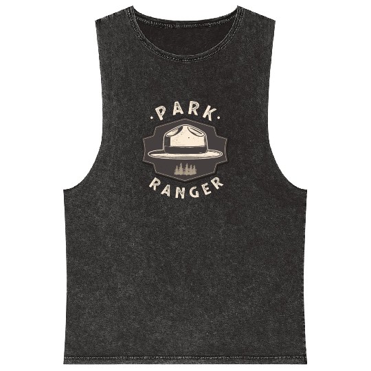 Park Ranger National Park Forester Mineral Wash Tank Tops