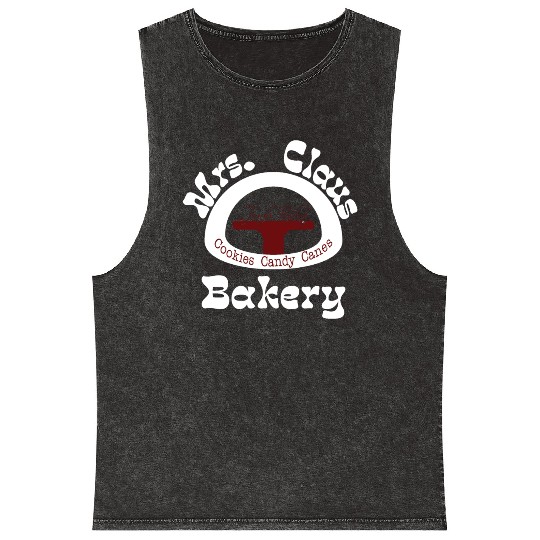 Christmas Mineral Wash Tank Tops, Mrs. Claus Bakery Mineral Wash Tank Tops,