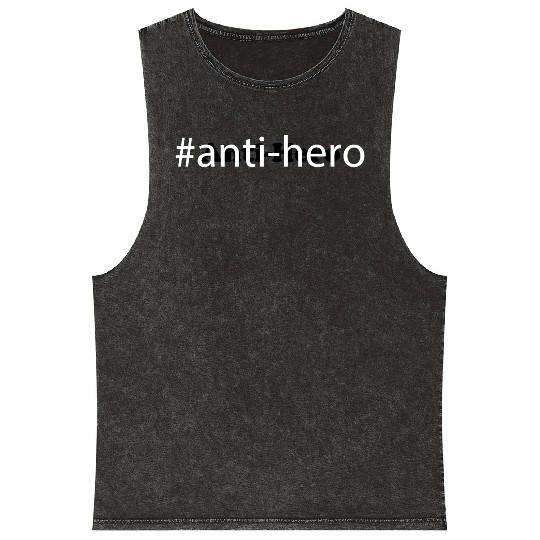 Anti-Hero Large # Hashtag Gift Music Fan Lover Mineral Wash Tank Tops