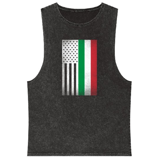 Italy Design for proud Italian Americans Mineral Wash Tank Tops