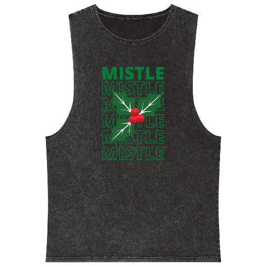 New Mistletoe Classic Mineral Wash Tank Tops