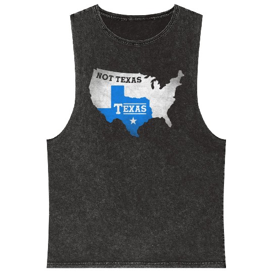 Big Texas Design for proud Texans Mineral Wash Tank Tops