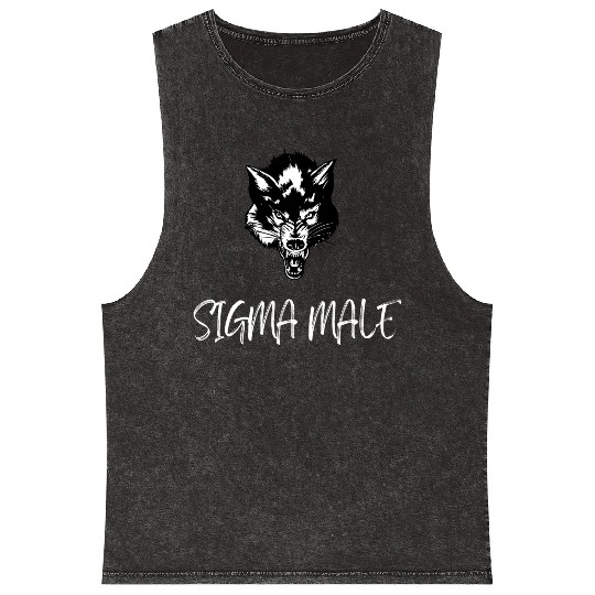 Lone Wolf Sigmamale Alfa Male Mineral Wash Tank Tops