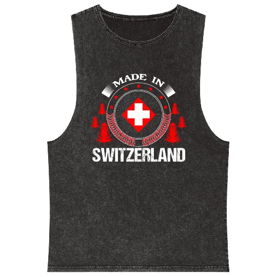 Switzerland Matterhorn Proud Mineral Wash Tank Tops