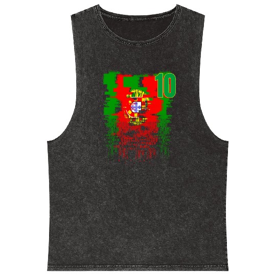 Portugal Soccer team Jerseys Portugal team 2022 nu Mineral Wash Tank Tops