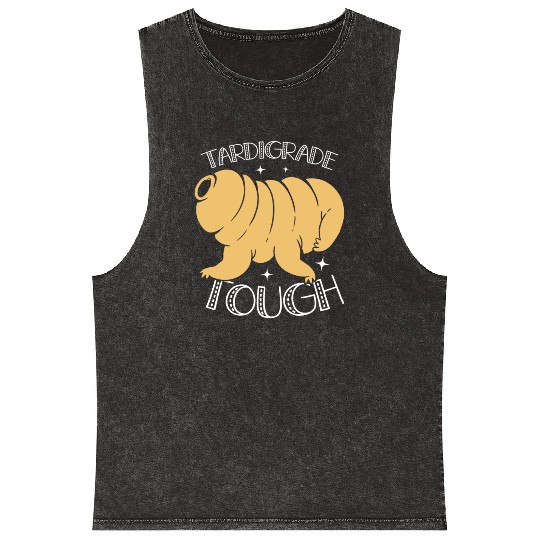 Tardigrade Tough Moss Piglet Science Tardigrade Mineral Wash Tank Tops
