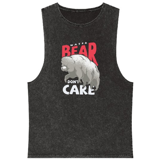 Moss Piglet Science Biology Tardigrade Lover Mineral Wash Tank Tops