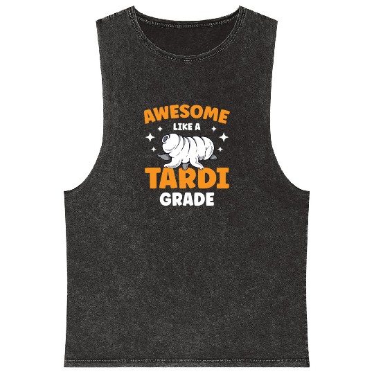Awesome Like A Tardigrade Science Lover Tardigrade Mineral Wash Tank Tops