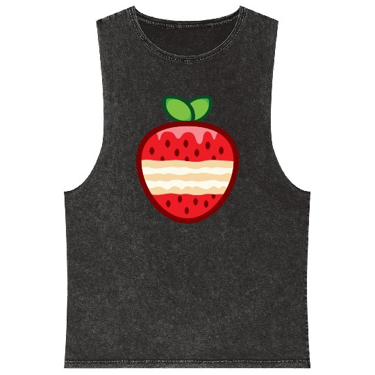 strawberry shortcake funny Mineral Wash Tank Tops