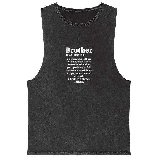Brother Definition Mineral Wash Tank Tops