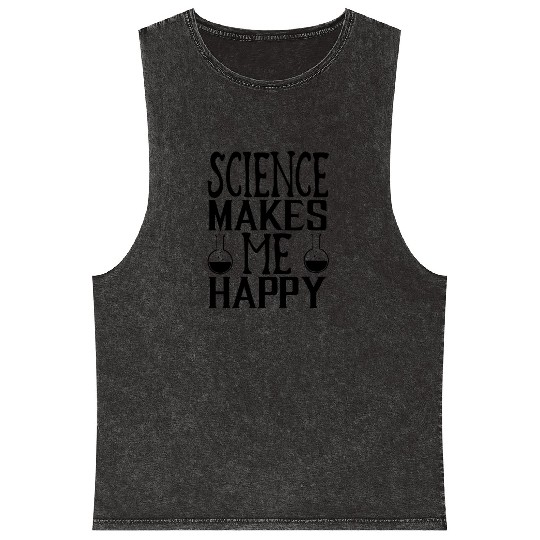 Science Happy Nerd Geek Teacher Student Gift Ideas Mineral Wash Tank Tops