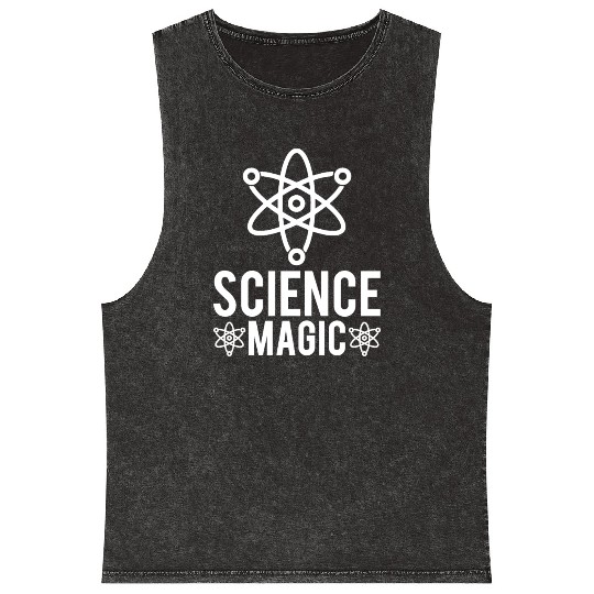 Science Magic Nerd Geek Teacher Student Gift Ideas Mineral Wash Tank Tops