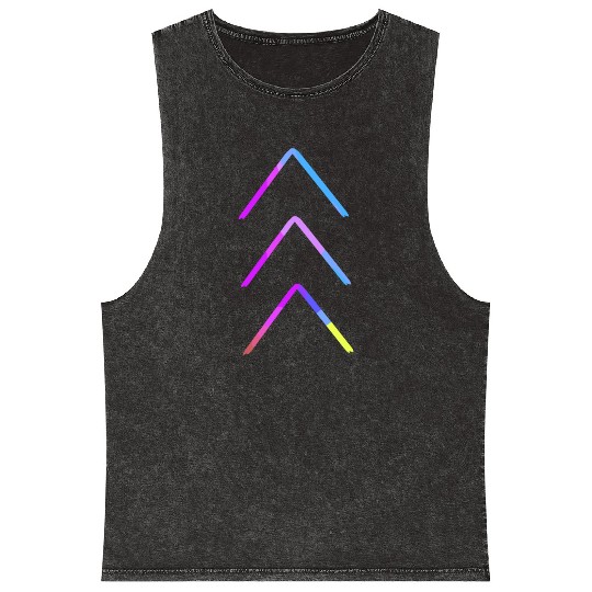 Down Syndrome Awareness 3 Arrow Support Mineral Wash Tank Tops