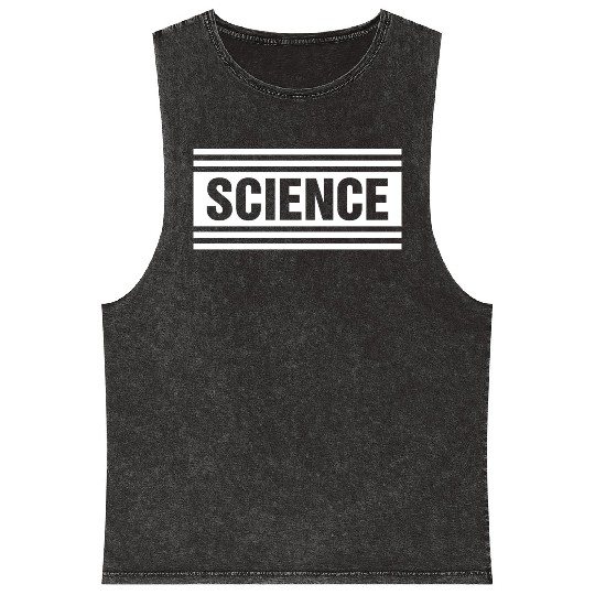 Science Stripe Nerd Geek Teacher Student Gifts Mineral Wash Tank Tops